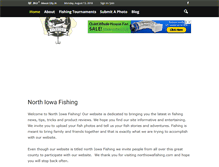 Tablet Screenshot of northiowafishing.com